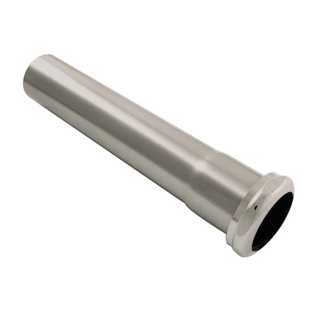 Fauceture EVP2008 1-1/2" x 8" Brass Slip Joint Tailpiece Extension Tube, Brushed Nickel EVP2008